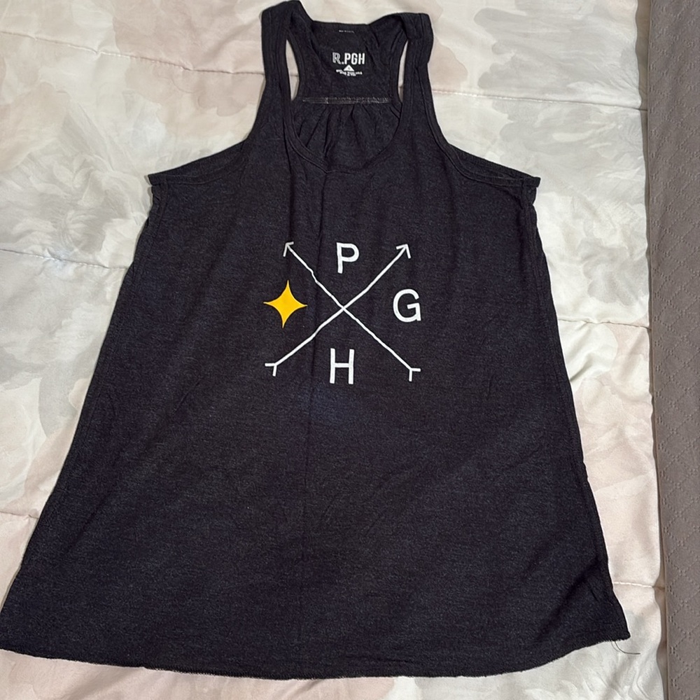 Black Pittsburgh Tank Top